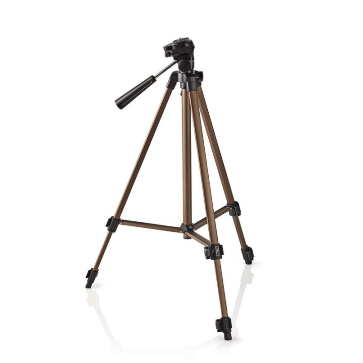 Stativ | Panorera och luta | Max 2 kg | 127 cm | Brons i gruppen HEMELEKTRONIK / Foto & Video / Fotoutrustning / Stativ hos TP E-commerce Nordic AB (38-74537)