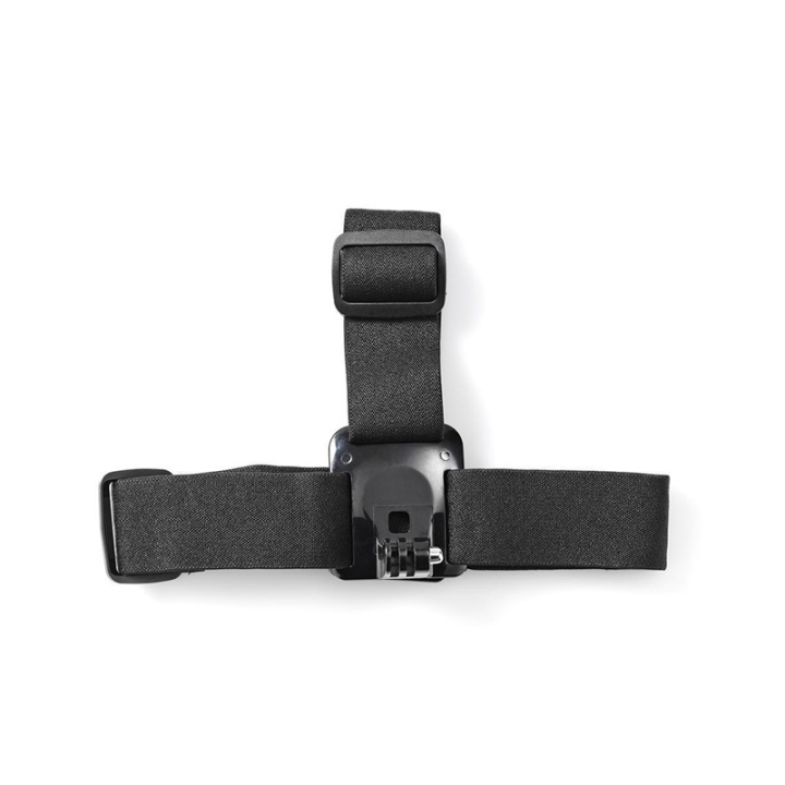 Nedis Action Kamera Fäste | Huvud Strap | Svart i gruppen SPORT, FRITID & HOBBY / Actionkameror & Tillbehör / Tillbehör till actionkameror hos TP E-commerce Nordic AB (38-74548)