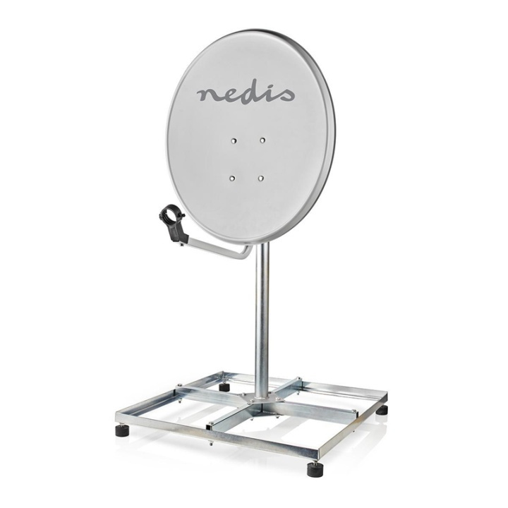 Nedis Satellite Balkong fäste | Mast längd: 0.75 m | Maximal diskstorlek: 90.0 cm | Bottenplatta storlek: 4 x 30 x 30 cm | Stål | Silver i gruppen HEMELEKTRONIK / Ljud & Bild / TV & Tillbehör / Antenner & Tillbehör hos TP E-commerce Nordic AB (38-74577)