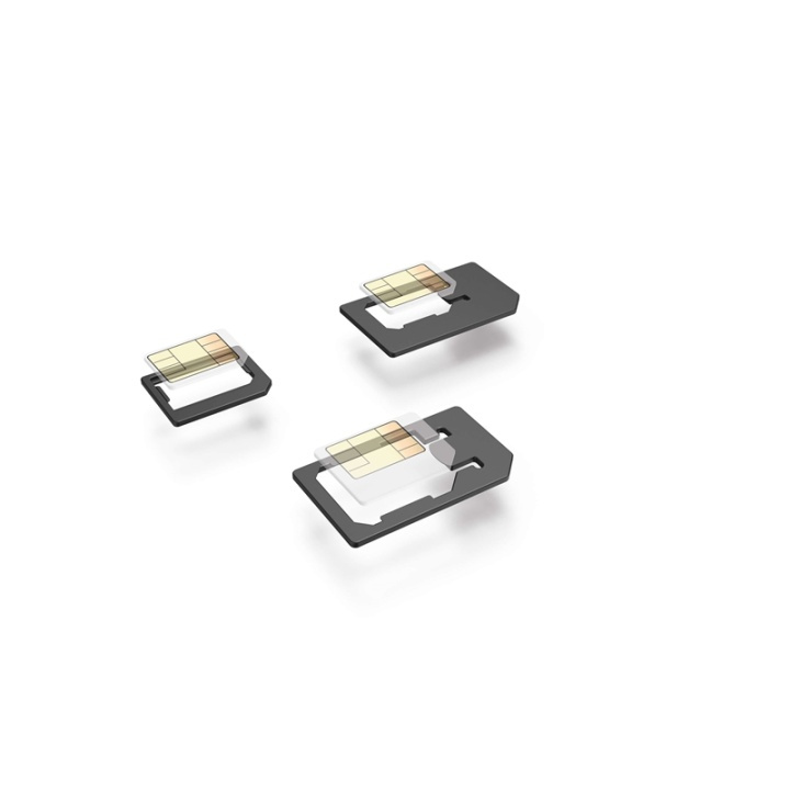 Hama SIM Adapter Set 3st till Nano Micro och Standard i gruppen SMARTPHONE & SURFPLATTOR / Övriga tillbehör / Övrigt hos TP E-commerce Nordic AB (38-74957)