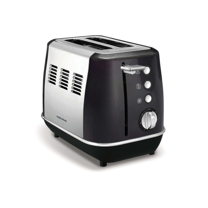 Morphy Richards Brödrost Evoke 2 Skivor Svart i gruppen HEM, HUSHÅLL & TRÄDGÅRD / Hushållsmaskiner / Brödrostar & Bordsgrillar / Brödrostar hos TP E-commerce Nordic AB (38-74966)