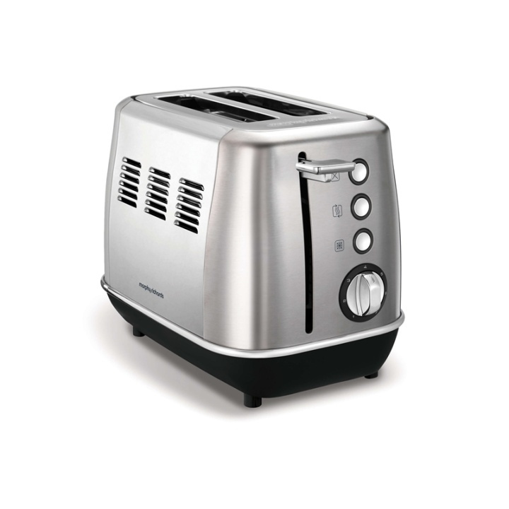 Morphy Richards Brödrost Evoke 2 Skivor Silver i gruppen HEM, HUSHÅLL & TRÄDGÅRD / Hushållsmaskiner / Brödrostar & Bordsgrillar / Brödrostar hos TP E-commerce Nordic AB (38-74967)