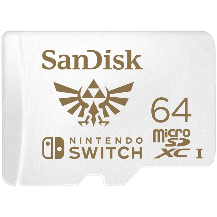 Sandisk Minneskort Microsdxc För Nintendo Switch 64Gb Uhs-I, 100/60 i gruppen HEMELEKTRONIK / Lagringsmedia / Minneskort / Micro SD/HC/XC hos TP E-commerce Nordic AB (38-74987)