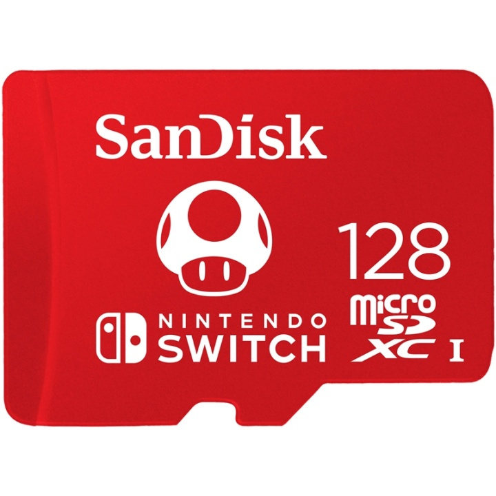 Sandisk Minneskort Microsdxc För Nintendo Switch 128Gb Uhs-I,100/90 i gruppen HEMELEKTRONIK / Lagringsmedia / Minneskort / Micro SD/HC/XC hos TP E-commerce Nordic AB (38-74988)