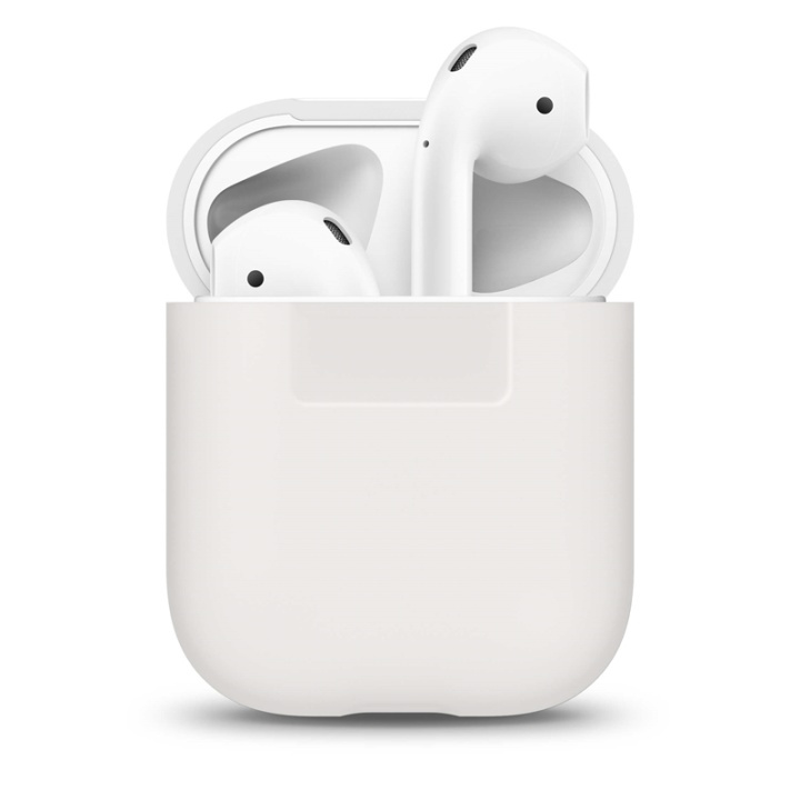 Elago Skyddsväska för Airpod Silikon Vit i gruppen HEMELEKTRONIK / Ljud & Bild / Hörlurar & Tillbehör / Tillbehör hos TP E-commerce Nordic AB (38-75019)