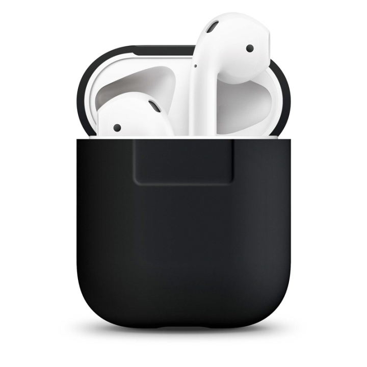 Elago Skyddsväska för Airpod Silikon Svart i gruppen HEMELEKTRONIK / Ljud & Bild / Hörlurar & Tillbehör / Tillbehör hos TP E-commerce Nordic AB (38-75020)