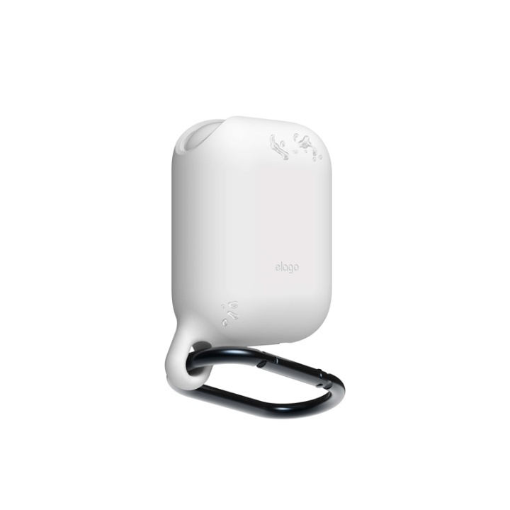 Elago Skyddsväska för Airpod Vattentät med Hängare Vit i gruppen HEMELEKTRONIK / Ljud & Bild / Hörlurar & Tillbehör / Tillbehör hos TP E-commerce Nordic AB (38-75026)