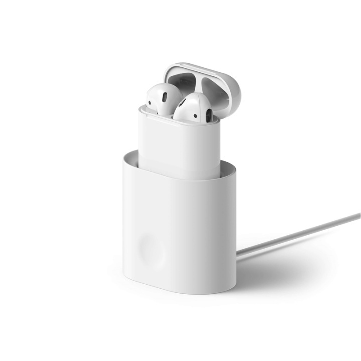 Elago Laddare för Airpod Vit i gruppen HEMELEKTRONIK / Ljud & Bild / Hörlurar & Tillbehör / Tillbehör hos TP E-commerce Nordic AB (38-75032)