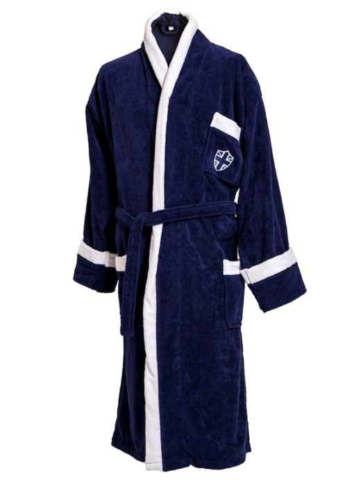 Lord Nelson Victory Velour Robe Marin S/M i gruppen HEM, HUSHÅLL & TRÄDGÅRD / Badrum / Badrockar hos TP E-commerce Nordic AB (38-75396-MA)