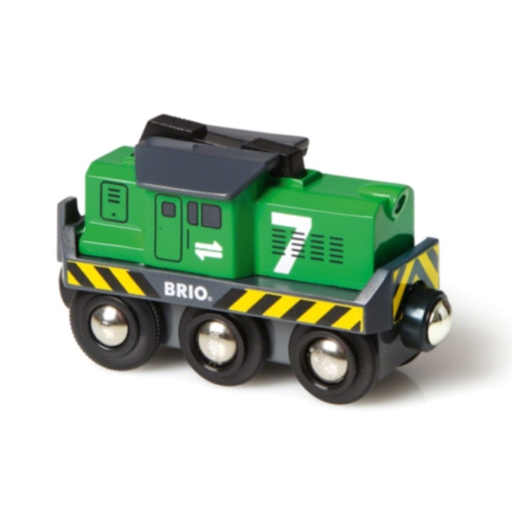BRIO 33214 Godslok Batteri i gruppen LEKSAKER, BARN- & BABYPRODUKTER / Leksaker / Byggleksaker / Brio tågbanor hos TP E-commerce Nordic AB (38-75796)
