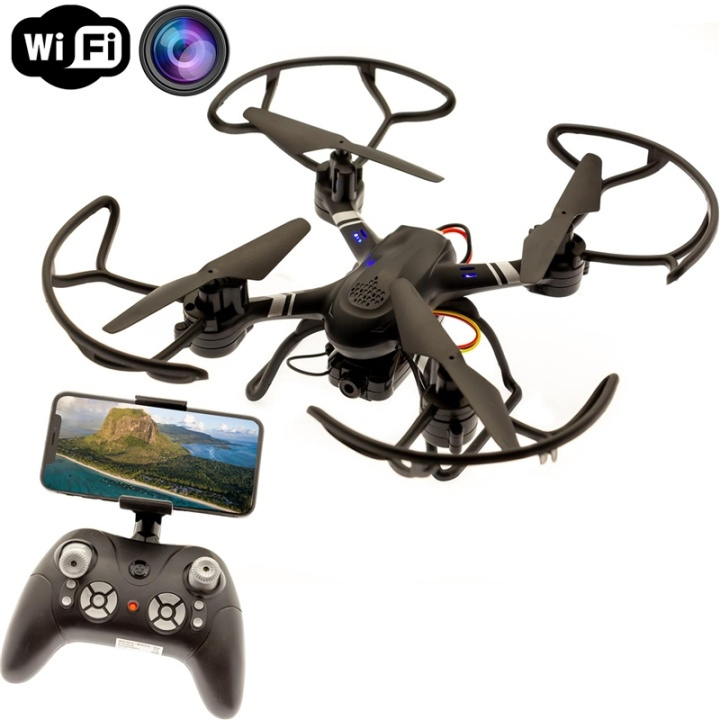 Gear4Play Thunder Drone Wifi i gruppen LEKSAKER, BARN- & BABYPRODUKTER / Radiostyrt / Drönare hos TP E-commerce Nordic AB (38-75856)