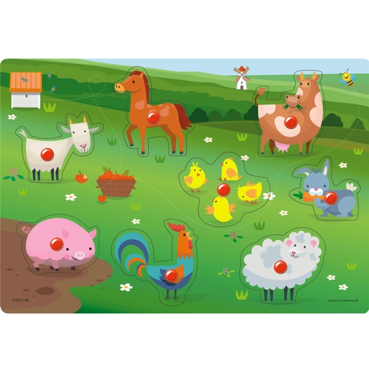 Kärnan Knoppussel Lantgården 8 bit i gruppen LEKSAKER, BARN- & BABYPRODUKTER / Leksaker / Barnpussel hos TP E-commerce Nordic AB (38-75902)