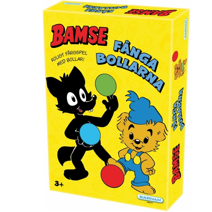 Kärnan Spel Bamse Fånga bollarna i gruppen LEKSAKER, BARN- & BABYPRODUKTER / Leksaker / Sällskapsspel / Barnspel hos TP E-commerce Nordic AB (38-75927)