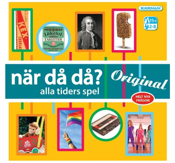 Kärnan Familjsespel När Då Då Orginal i gruppen LEKSAKER, BARN- & BABYPRODUKTER / Spel / Barnspel hos TP E-commerce Nordic AB (38-75933)