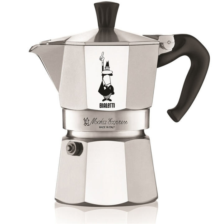 Bialetti Moka kokare 3 kopp ca:200ml i gruppen HEM, HUSHÅLL & TRÄDGÅRD / Hushållsmaskiner / Kaffemaskiner & Tillbehör / Espressomaskiner hos TP E-commerce Nordic AB (38-76449)