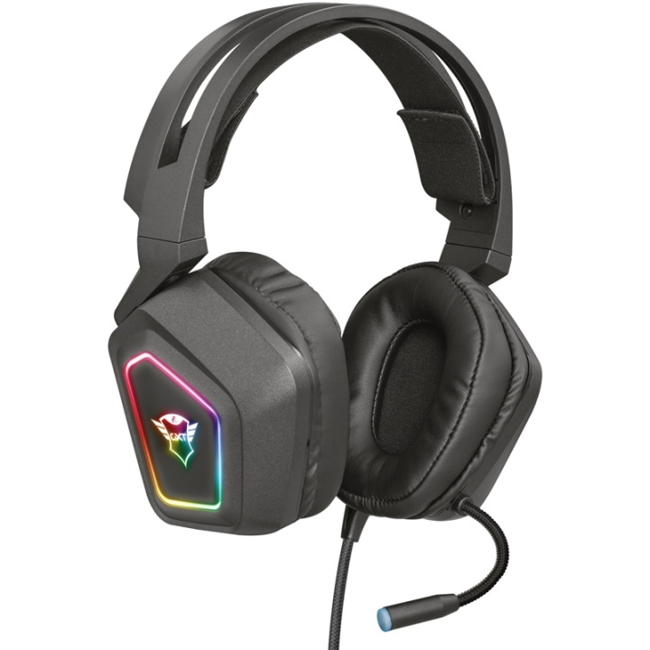 Trust GXT 450 Blizz RGB 7.1 Headset i gruppen DATORER & KRINGUTRUSTNING / Gaming / Headset hos TP E-commerce Nordic AB (38-76817)