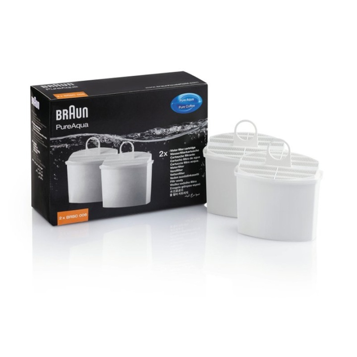 Braun Vattenfilter Kaffebryggare 2-pack BRSC006 i gruppen HEM, HUSHÅLL & TRÄDGÅRD / Hushållsmaskiner / Kaffemaskiner & Tillbehör / Filter & Tillbehör hos TP E-commerce Nordic AB (38-76989)