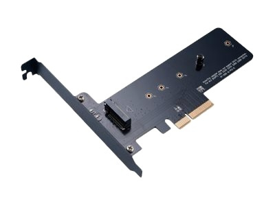 M.2 SSD to PCIe adapter card, Full height and Low profile bracket incl i gruppen DATORER & KRINGUTRUSTNING / Datorkomponenter / Hårddiskar / Adaptrar & Tillbehör hos TP E-commerce Nordic AB (38-77026)