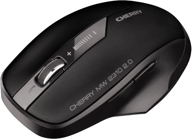 Cherry MW 2310 2.0, trådlös mus, 5-knappar, USB nano-mottagare, svart i gruppen DATORER & KRINGUTRUSTNING / Möss & Tangentbord / Möss / Trådlösa hos TP E-commerce Nordic AB (38-77052)