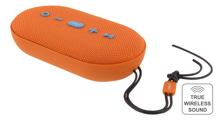 STREETZ vattentålig Bluetooth-högtalare, 2x5W, IPX5, TWS, BT 4.2, oran i gruppen HEMELEKTRONIK / Ljud & Bild / Högtalare & Tillbehör / Bluetooth-högtalare / Bärbara högtalare hos TP E-commerce Nordic AB (38-77328)