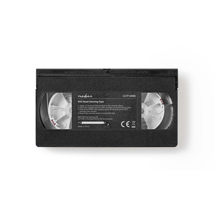 Nedis Regörings tejp | 20 ml | VHS-huvuden | Svart i gruppen HEMELEKTRONIK / Ljud & Bild / TV & Tillbehör / Tillbehör hos TP E-commerce Nordic AB (38-77448)