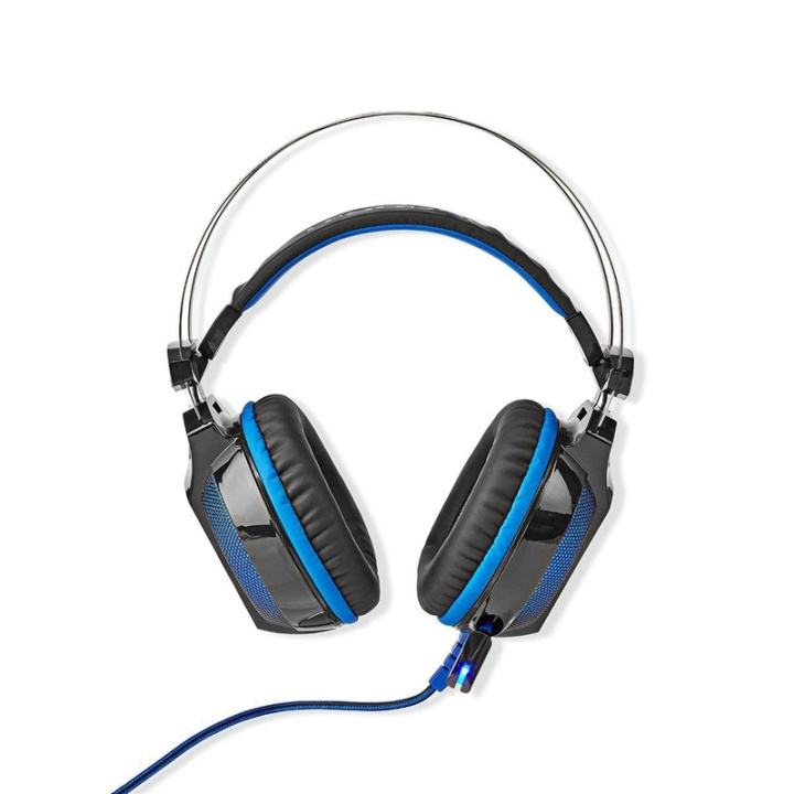 Nedis Gaming Headset | Over-Ear | Surround | USB Type-A | Bendable & Retractable mikrofon | 2.10 m | Normal Belysning i gruppen DATORER & KRINGUTRUSTNING / Gaming / Headset hos TP E-commerce Nordic AB (38-77449)
