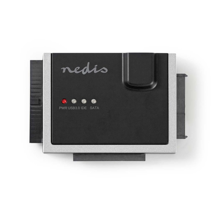 Nedis Hårddiskadapter | USB 3.0 | 2.5 tum/3.5 tum | IDE/SATA i gruppen DATORER & KRINGUTRUSTNING / Datorkomponenter / Hårddiskar / Adaptrar & Tillbehör hos TP E-commerce Nordic AB (38-77523)