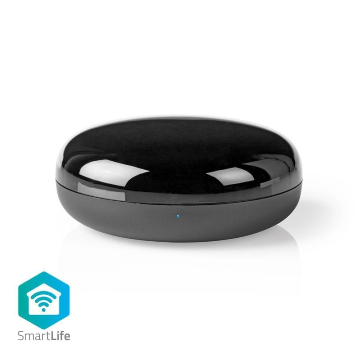 Nedis SmartLife IR fjärrkontroll | Wi-Fi | Universell | Signalområde: 5 m | 38 KHz | USB ström | Android™ / IOS | Svart i gruppen HEMELEKTRONIK / Ljud & Bild / TV & Tillbehör / Fjärrkontroller hos TP E-commerce Nordic AB (38-77583)