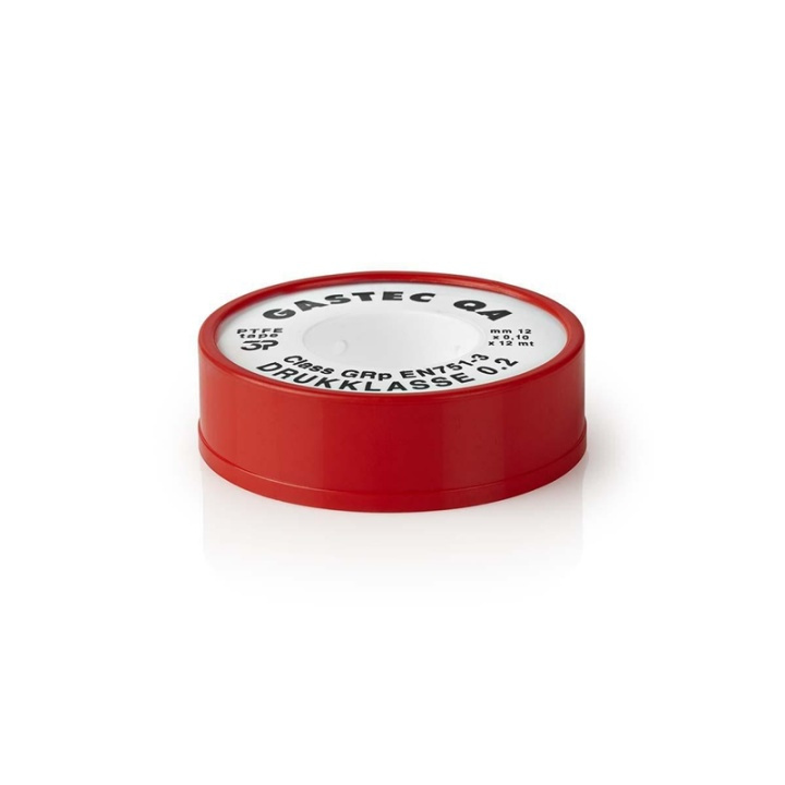 Nedis Tätnings PTFE Tape | 12.00 m | Apparat: Anslutning | Röd / Vit i gruppen DATORER & KRINGUTRUSTNING / Datortillbehör / Övrigt hos TP E-commerce Nordic AB (38-77612)