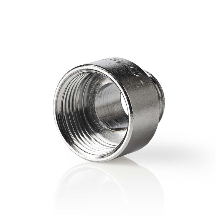 Nedis slangkoppling | 3/4\'\' | 1/2\'\' | Metall | Silver i gruppen HEM, HUSHÅLL & TRÄDGÅRD / Städprodukter / Övriga städtillbehör hos TP E-commerce Nordic AB (38-77647)