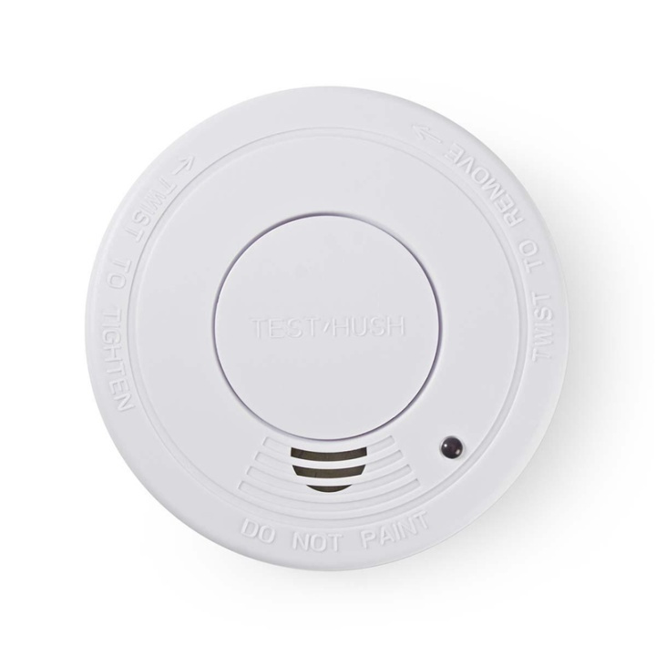 Nedis Röklarm | Batteridriven | Batterilängd upp till: 1 år | EN 14604 | Med paus knapp | Med testknapp | 85 dB | ABS | Vit i gruppen HEM, HUSHÅLL & TRÄDGÅRD / Larm & Säkerhet / Brand, rök, gas / Brandvarnare hos TP E-commerce Nordic AB (38-77675)