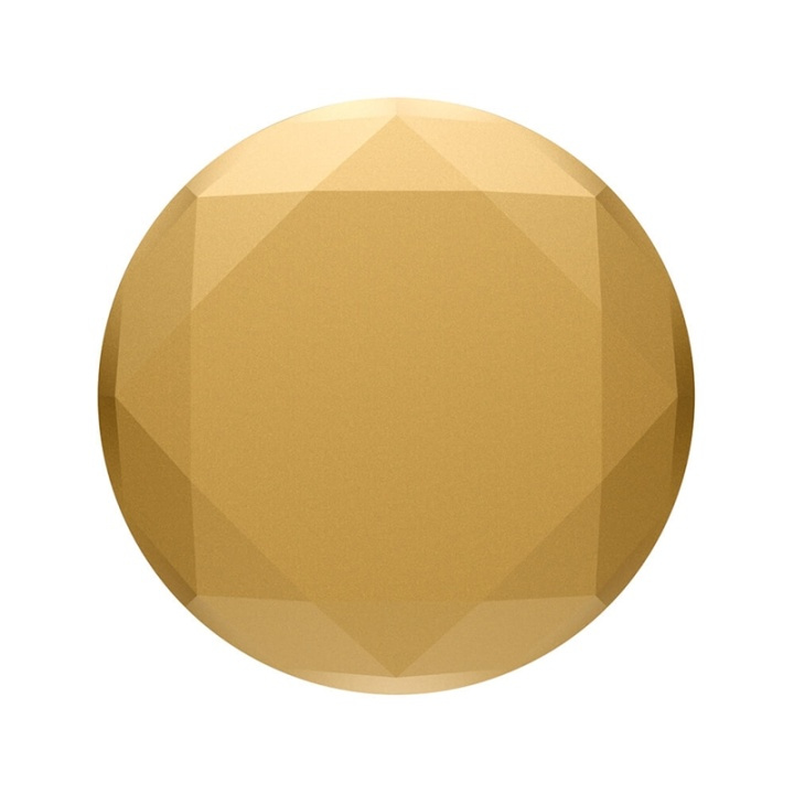 PopSockets Metallic Diamond Medallion Gold Avtagbart Grip med Ställfunktion Premium i gruppen SMARTPHONE & SURFPLATTOR / Övriga tillbehör / Popsockets hos TP E-commerce Nordic AB (38-77875)