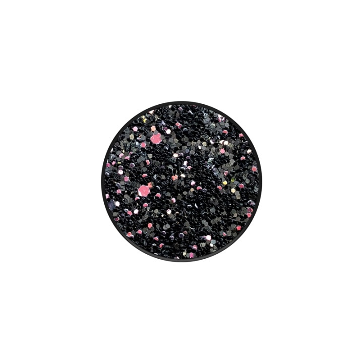 PopSockets Sparkle Black Avtagbart Grip med Ställfunktion Premium i gruppen SMARTPHONE & SURFPLATTOR / Övriga tillbehör / Popsockets hos TP E-commerce Nordic AB (38-77882)
