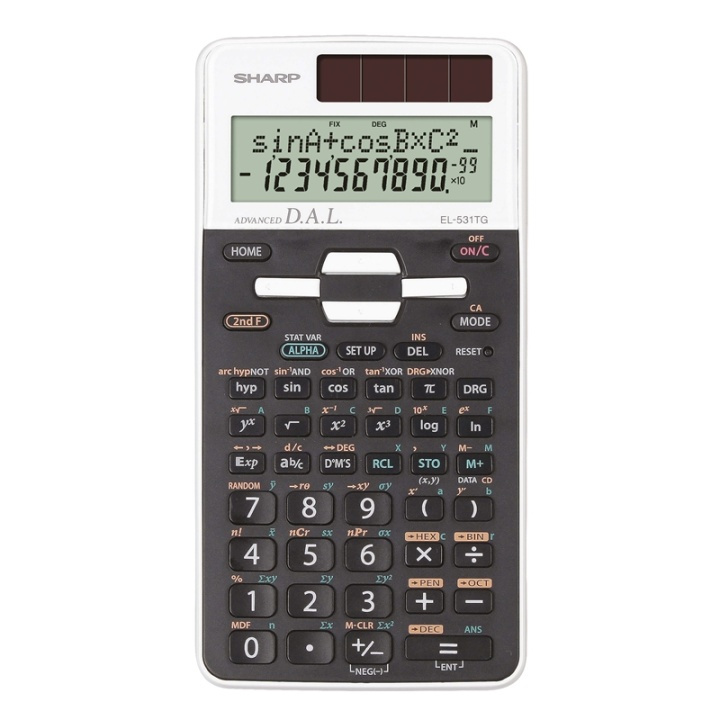 Sharp Kalkylator EL531THBWH i gruppen HEM, HUSHÅLL & TRÄDGÅRD / Väggklockor & Räkneverk / Räkneverk hos TP E-commerce Nordic AB (38-77970)