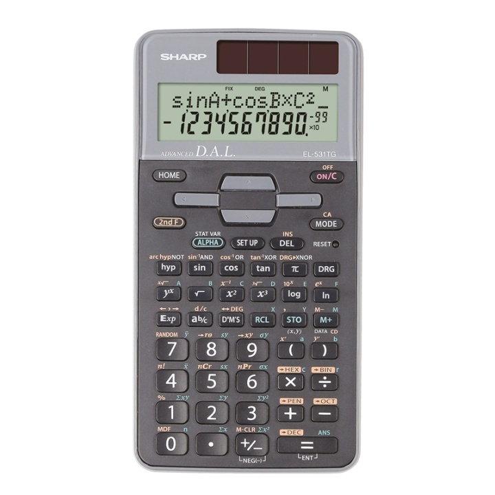 Sharp Kalkylator EL531THBGY i gruppen HEM, HUSHÅLL & TRÄDGÅRD / Väggklockor & Räkneverk / Räkneverk hos TP E-commerce Nordic AB (38-77971)