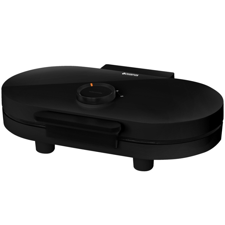 Champion Våffeljärn Dubbelt 1600W VJ420 Svart i gruppen HEM, HUSHÅLL & TRÄDGÅRD / Hushållsmaskiner / Våffeljärn hos TP E-commerce Nordic AB (38-78151)