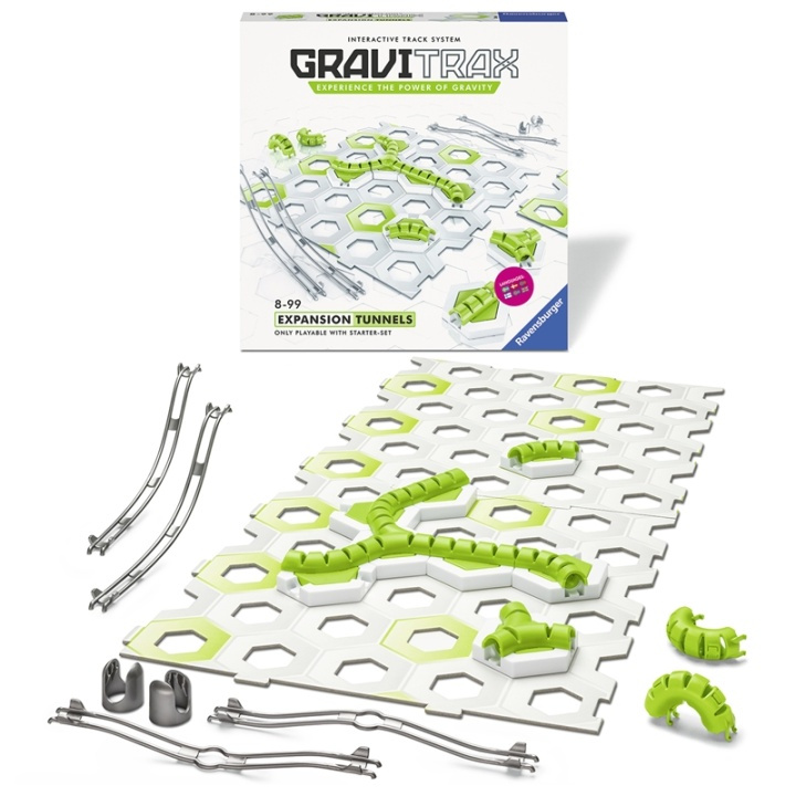 Ravensburger GraviTrax Tunnels i gruppen LEKSAKER, BARN- & BABYPRODUKTER / Leksaker / Byggleksaker / Byggklossar & övriga byggleksaker hos TP E-commerce Nordic AB (38-78176)