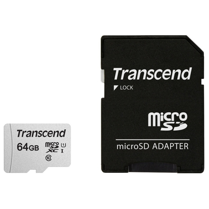 Transcend microSDXC 64GB U1 (R95/W25) i gruppen HEMELEKTRONIK / Lagringsmedia / Minneskort / SD/SDHC/SDXC hos TP E-commerce Nordic AB (38-78294)