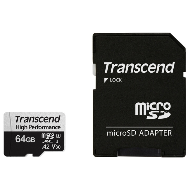 Transcend microSDXC 64GB U3 (R100/W85) i gruppen HEMELEKTRONIK / Lagringsmedia / Minneskort / SD/SDHC/SDXC hos TP E-commerce Nordic AB (38-78295)
