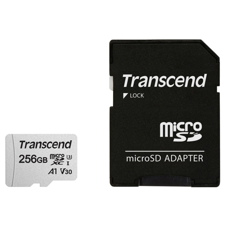 Transcend microSDXC 256GB U3 (R95/W45) i gruppen HEMELEKTRONIK / Lagringsmedia / Minneskort / SD/SDHC/SDXC hos TP E-commerce Nordic AB (38-78298)