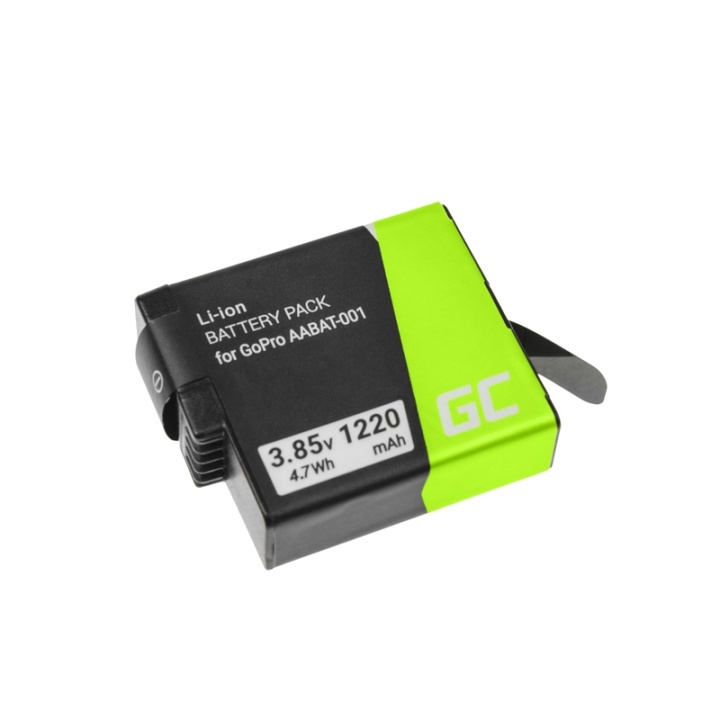 Batteri till GoPro HD HERO5 HERO6 HERO7 Black 3.85V 1220mAh i gruppen SPORT, FRITID & HOBBY / Actionkameror & Tillbehör / Tillbehör till actionkameror hos TP E-commerce Nordic AB (38-78640)