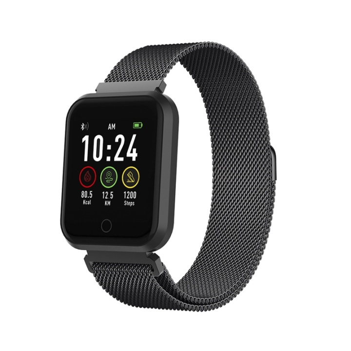 Forever ForeVigo Smartklocka SW-300, Svart i gruppen SPORT, FRITID & HOBBY / Smartwatch & Aktivitetsarmband / Smartwatches hos TP E-commerce Nordic AB (38-78755)