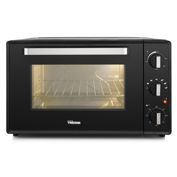 Tristar Varmluftsugn 48l Svart Timer - Fyndvara i gruppen HEM, HUSHÅLL & TRÄDGÅRD / Hushållsmaskiner / Bänkspisar & Kokplattor hos TP E-commerce Nordic AB (38-79544D)