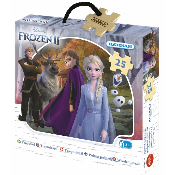 Kärnan Askpussel trä Disney Frozen II i gruppen LEKSAKER, BARN- & BABYPRODUKTER / Leksaker / Pussel hos TP E-commerce Nordic AB (38-79570)