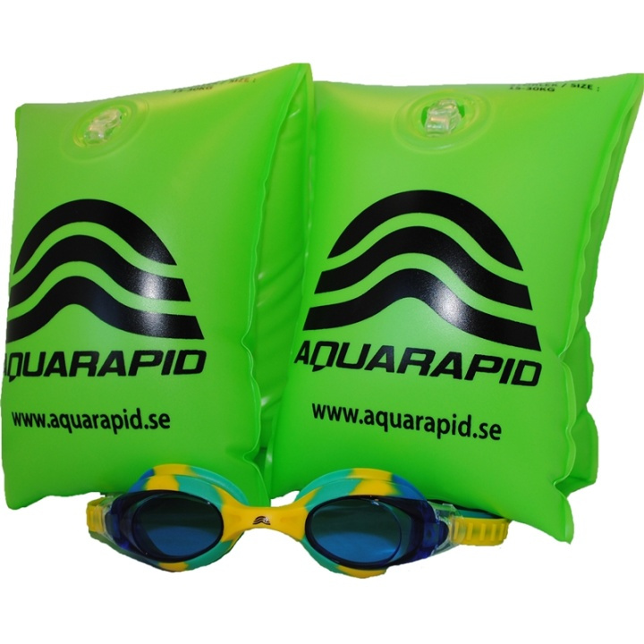 Aquarapid Kit jr Swimkid yellow/blue + S i gruppen LEKSAKER, BARN- & BABYPRODUKTER / Babysaker / Bad hos Teknikproffset Nordic AB (38-79790)