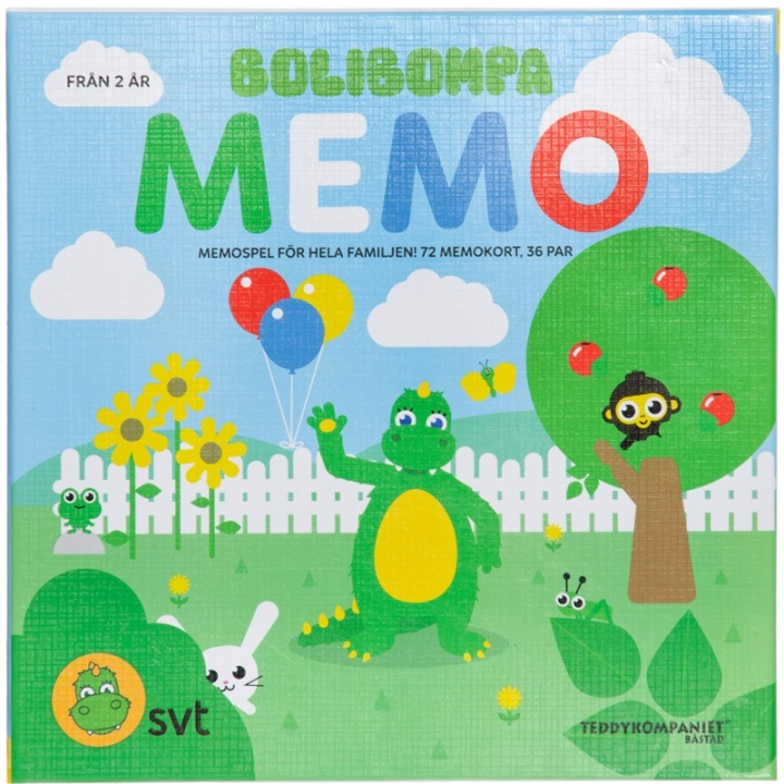 Bolibompa Memo i gruppen LEKSAKER, BARN- & BABYPRODUKTER / Leksaker / Sällskapsspel / Barnspel hos TP E-commerce Nordic AB (38-79910)