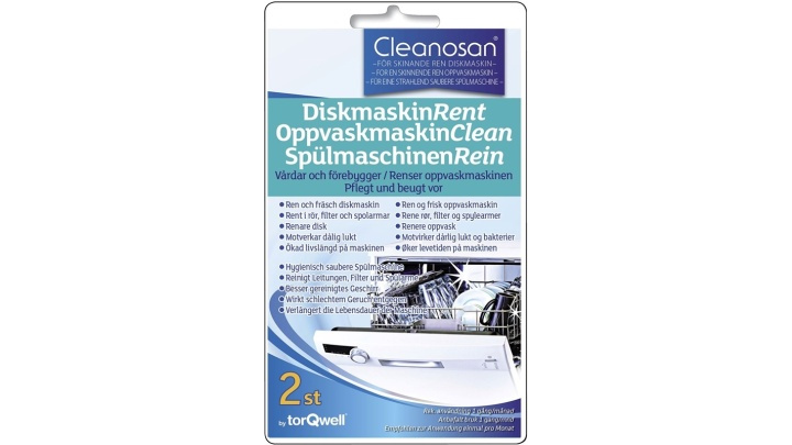 Cleanosan Cleaning Rengöringstabletter för diskmaskin, 2-pack i gruppen HEM, HUSHÅLL & TRÄDGÅRD / Städprodukter / Övriga städtillbehör hos TP E-commerce Nordic AB (38-80022)