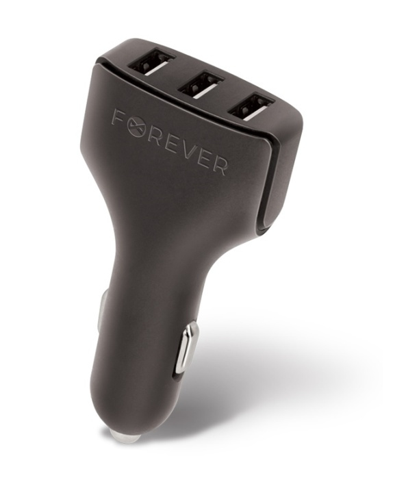 Forever Billaddare 3x USB - CC-05 4.8A i gruppen SMARTPHONE & SURFPLATTOR / Laddare & Kablar / Billaddare / Billaddare USB hos TP E-commerce Nordic AB (38-80060)