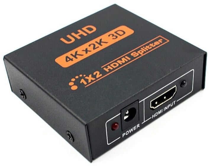 HDMI Splitter 2 port 4Kx2K i gruppen DATORER & KRINGUTRUSTNING / Datorkablar / Switchar & Splittrar hos TP E-commerce Nordic AB (38-80522)