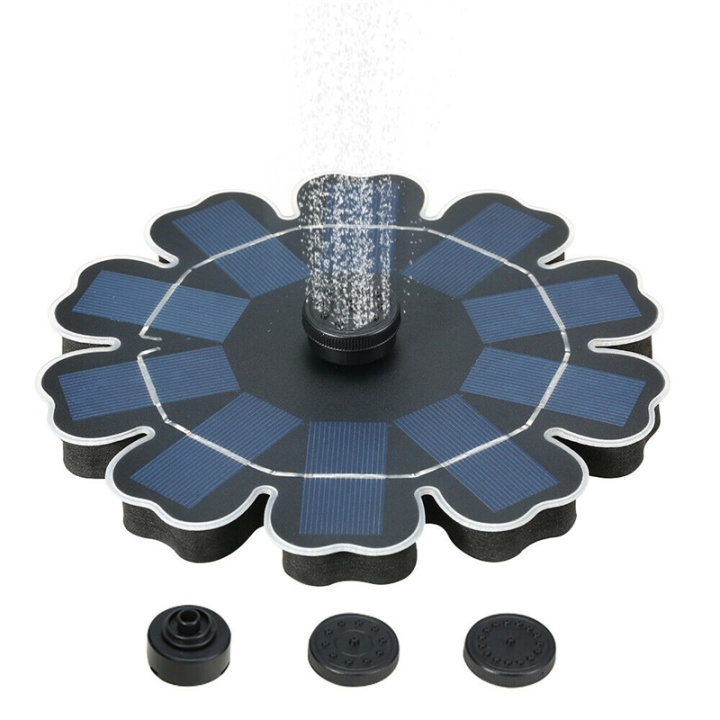 Flytande fontän som drivs av solceller i gruppen HEM, HUSHÅLL & TRÄDGÅRD / Trädgårdsprodukter / Övrigt hos TP E-commerce Nordic AB (38-80639)